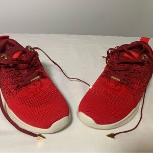 CARVELA Red lace up Sneakers- NEVER WORN.  Size 8.5